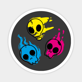 Neon Skulls Magnet